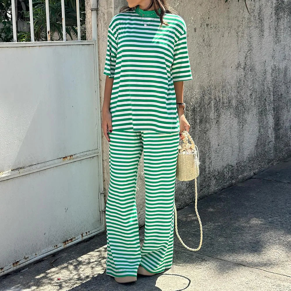 SOHO Spring Cotton Striped Set