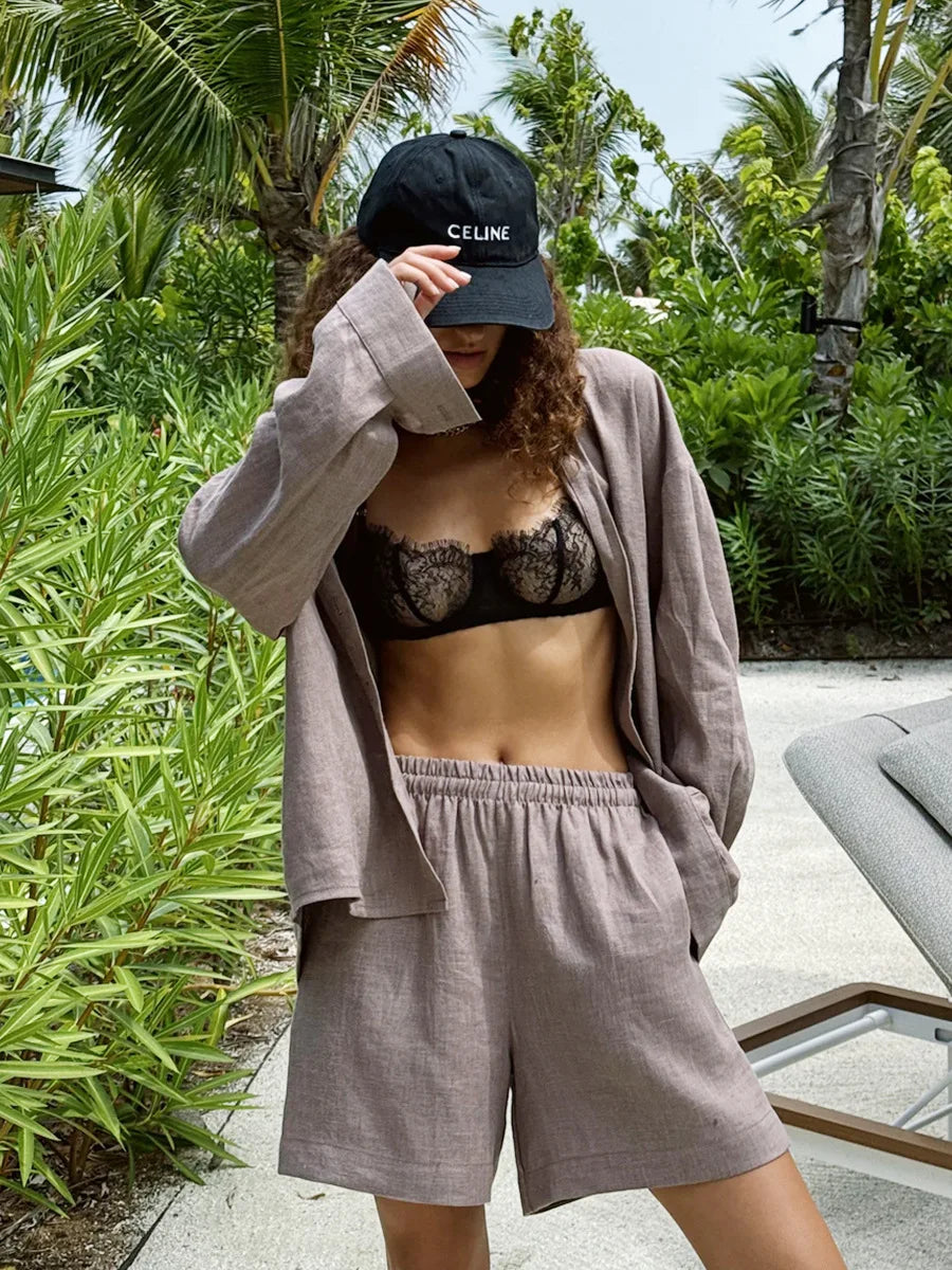 SOHO Summer Cotton Long Sleeve Set