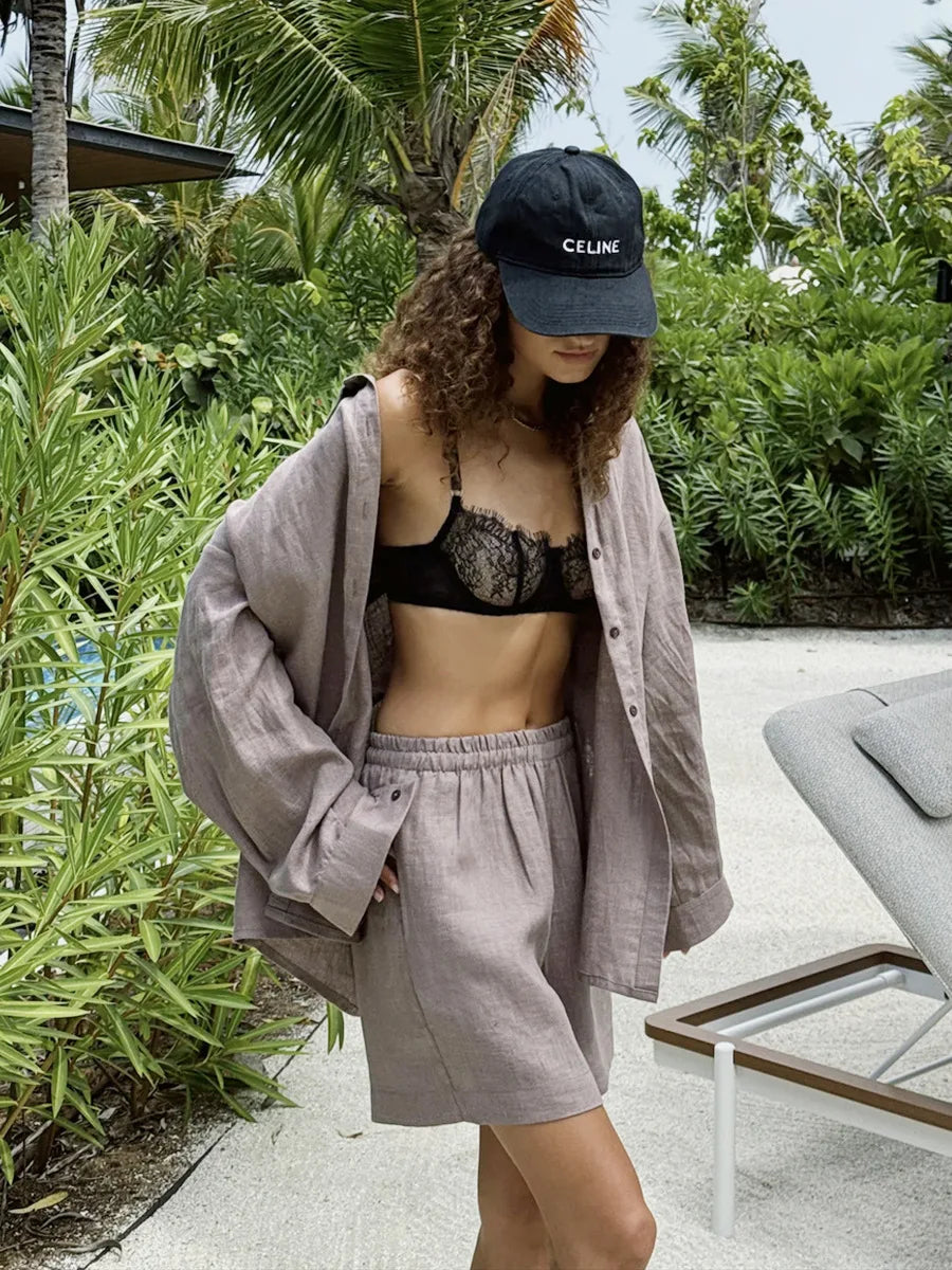 SOHO Summer Cotton Long Sleeve Set
