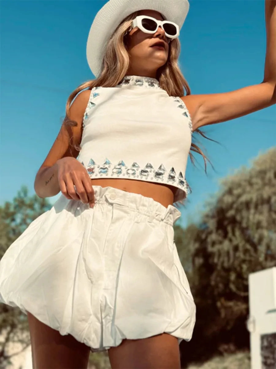 SOHO Summer Shorts in White