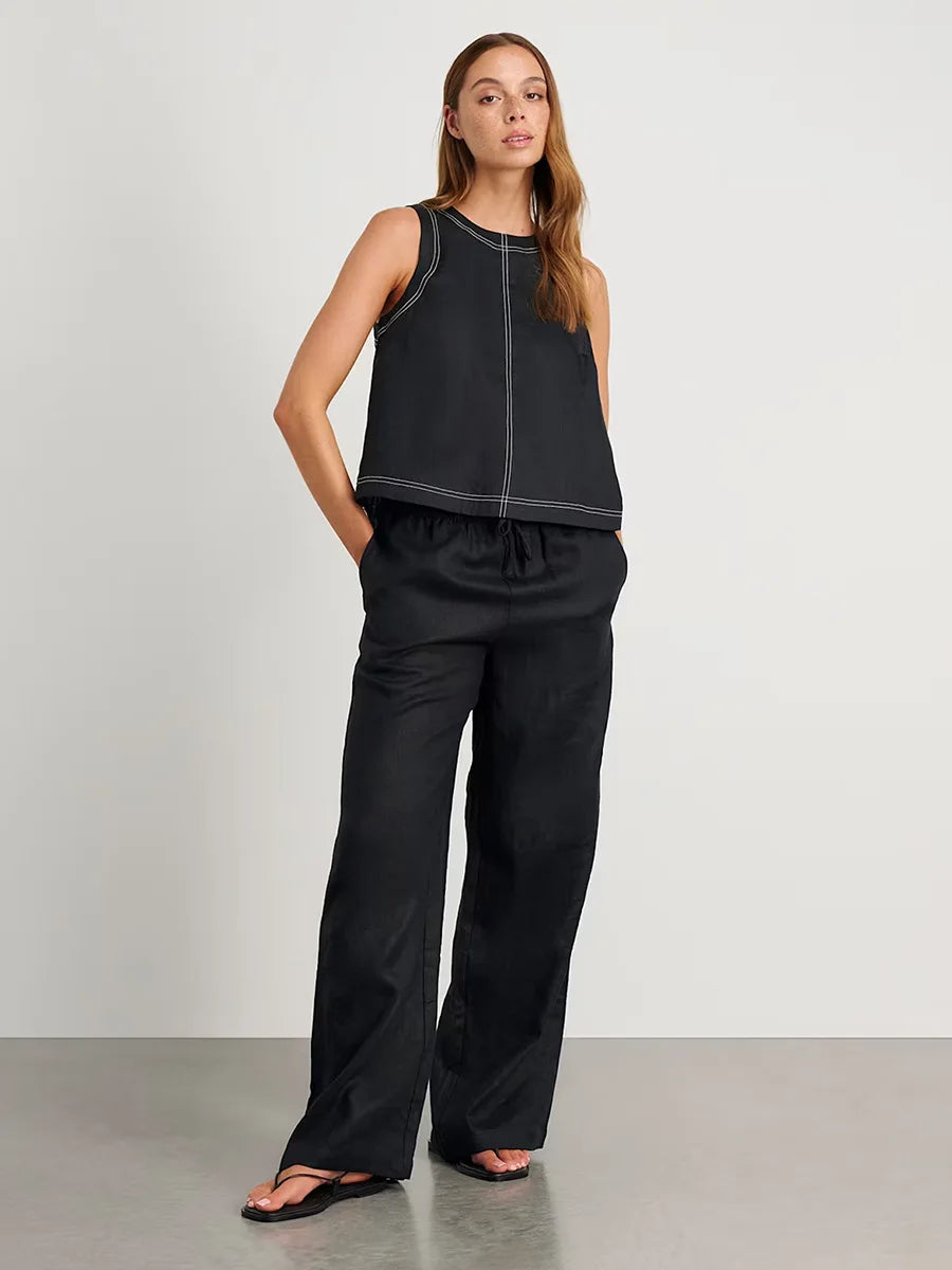 SOHO Spring Cotton Sleeveless Set