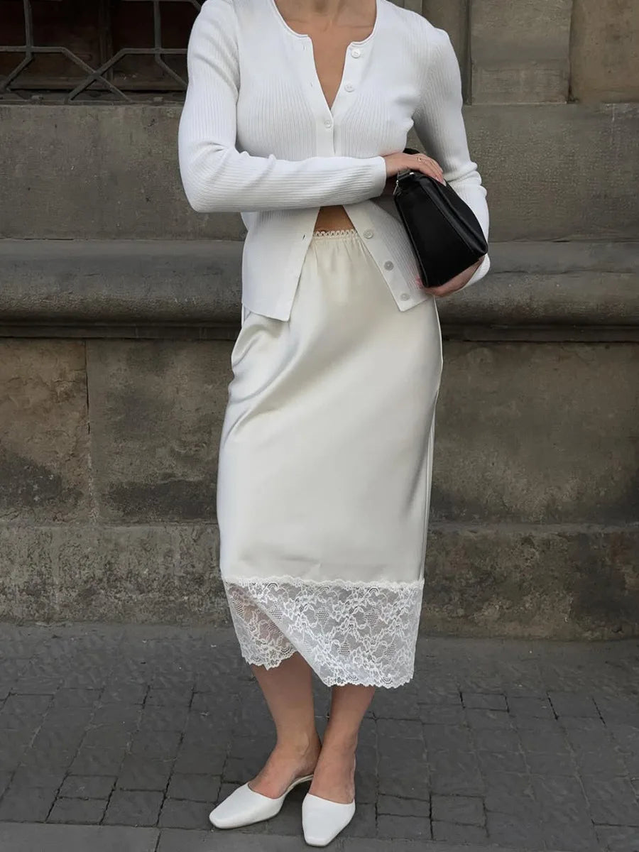 SOHO Summer Lace Elegant Skirt