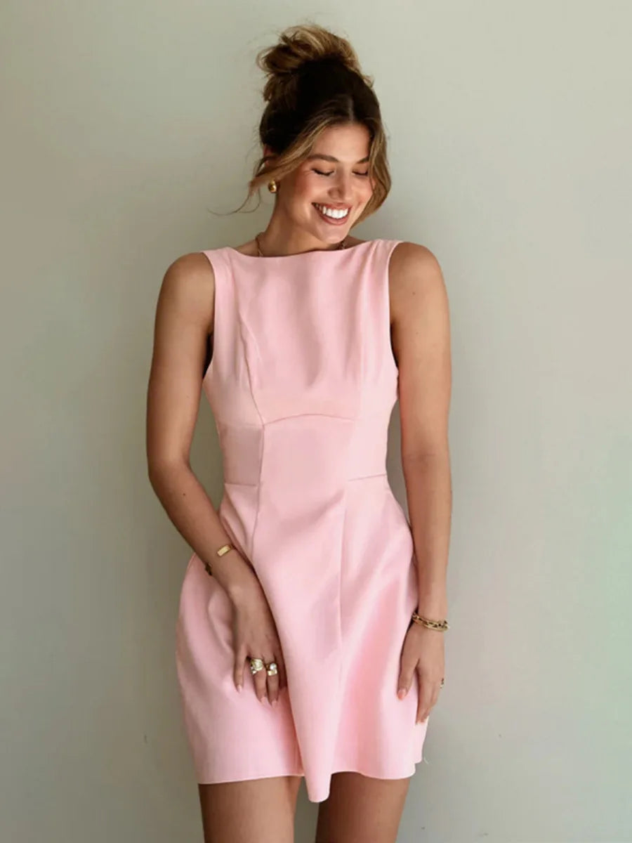 SOHO Summer Backless Mini Dress