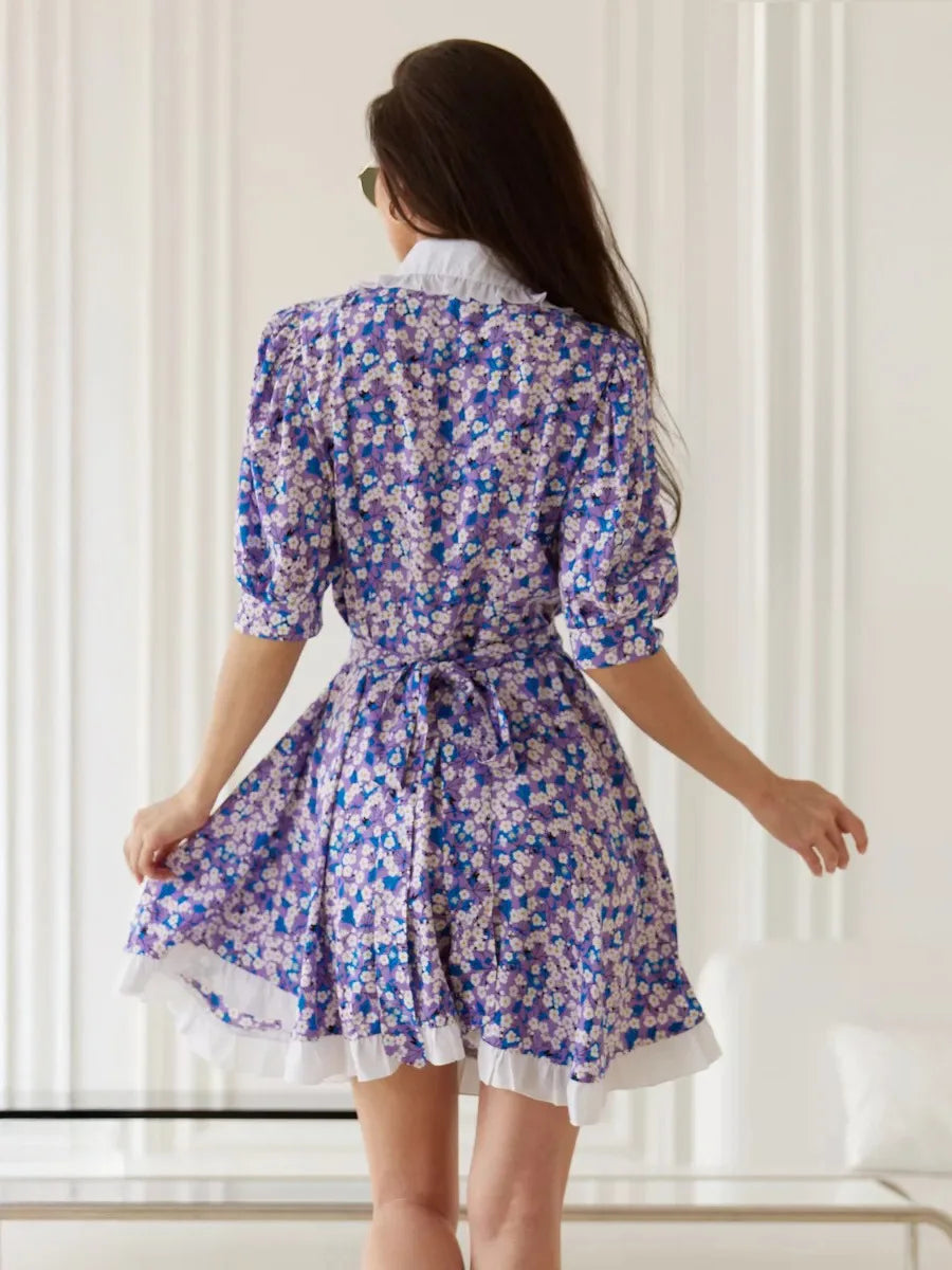 SOHO Summer Floral Mini Dress