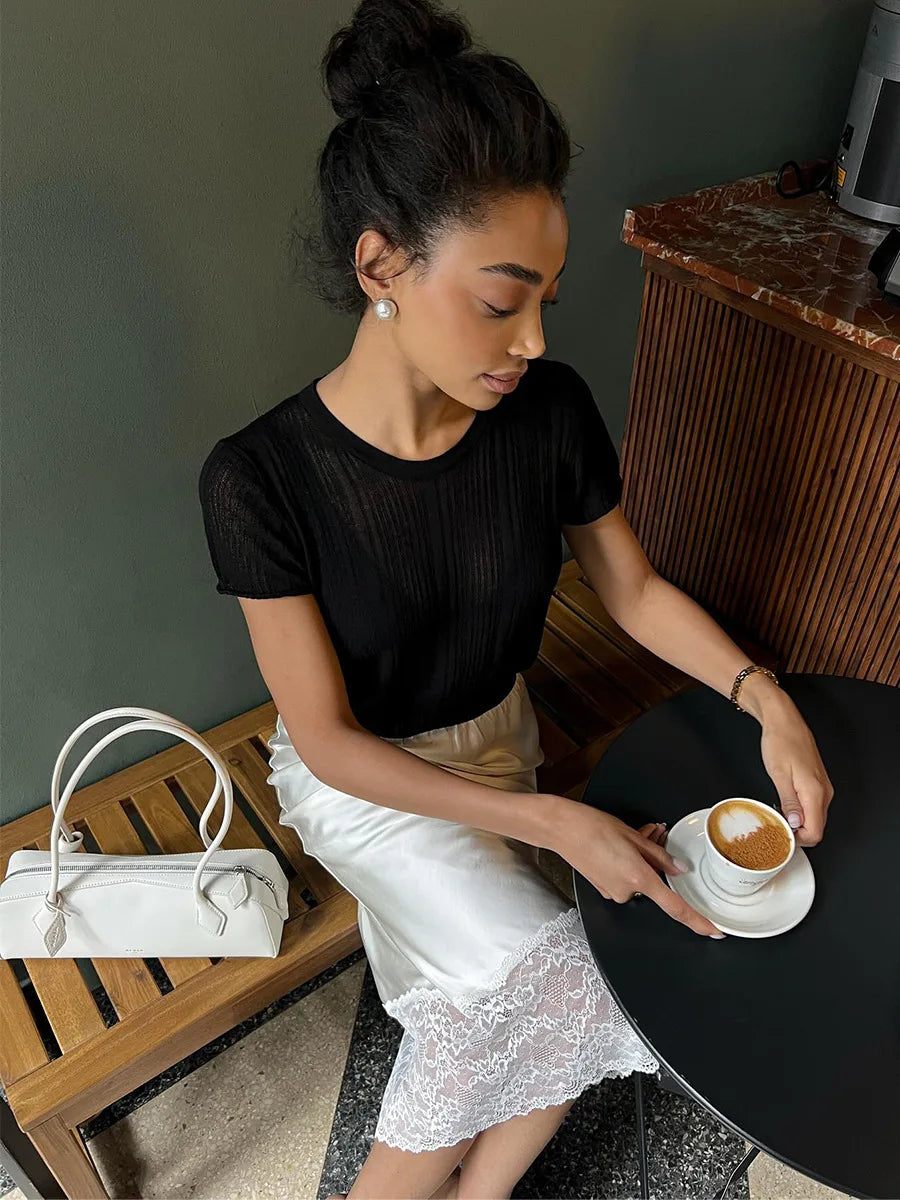 SOHO Summer Lace Elegant Skirt