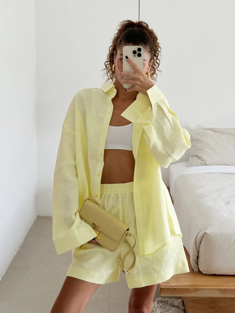SOHO Summer Cotton Long Sleeve Set