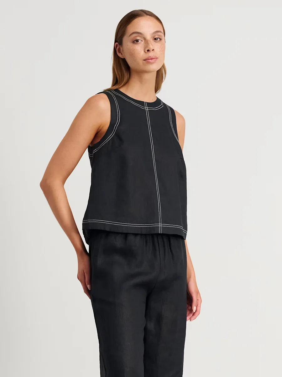 SOHO Spring Cotton Sleeveless Set