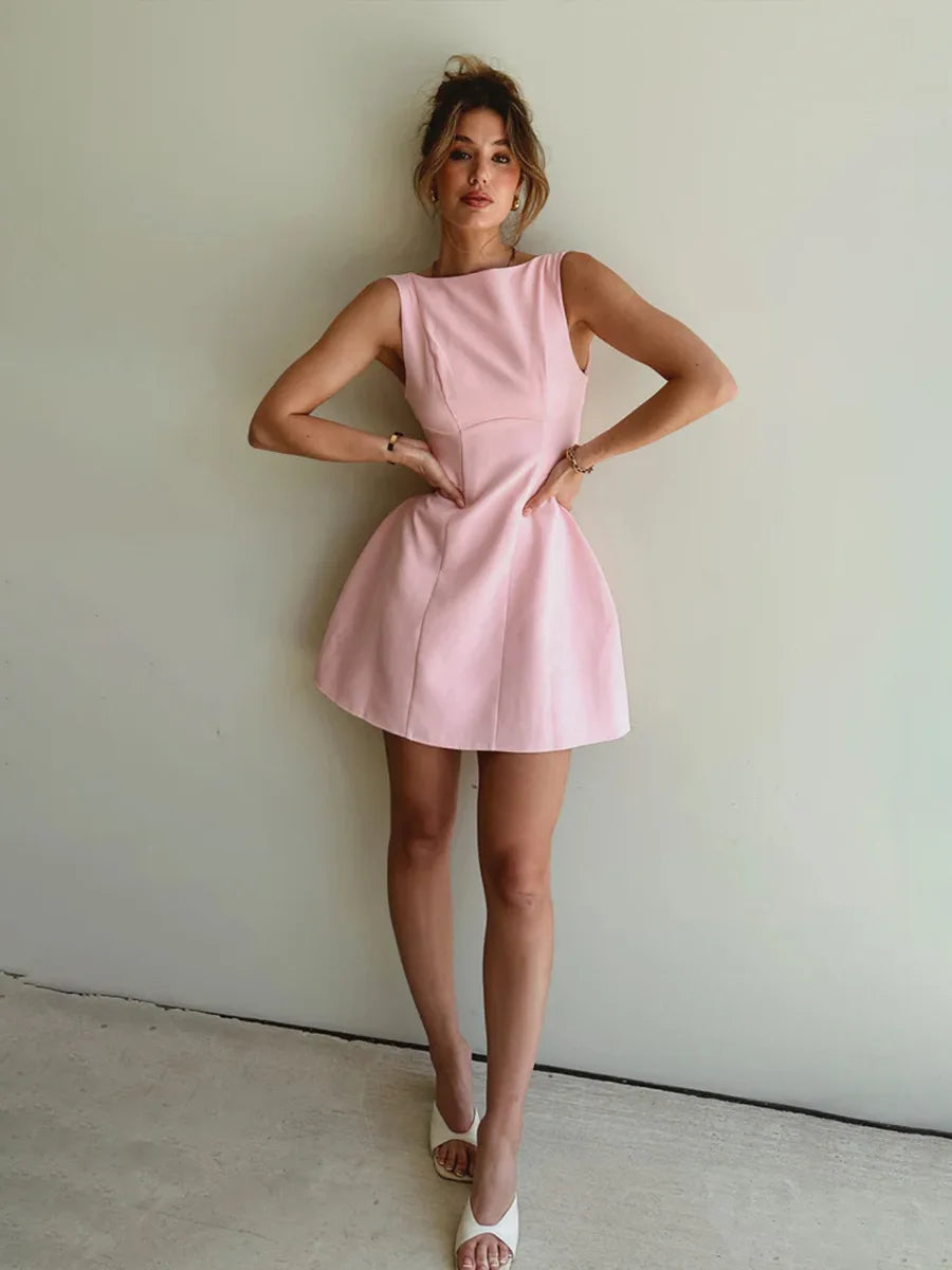 SOHO Summer Sleeveless Mini Dress