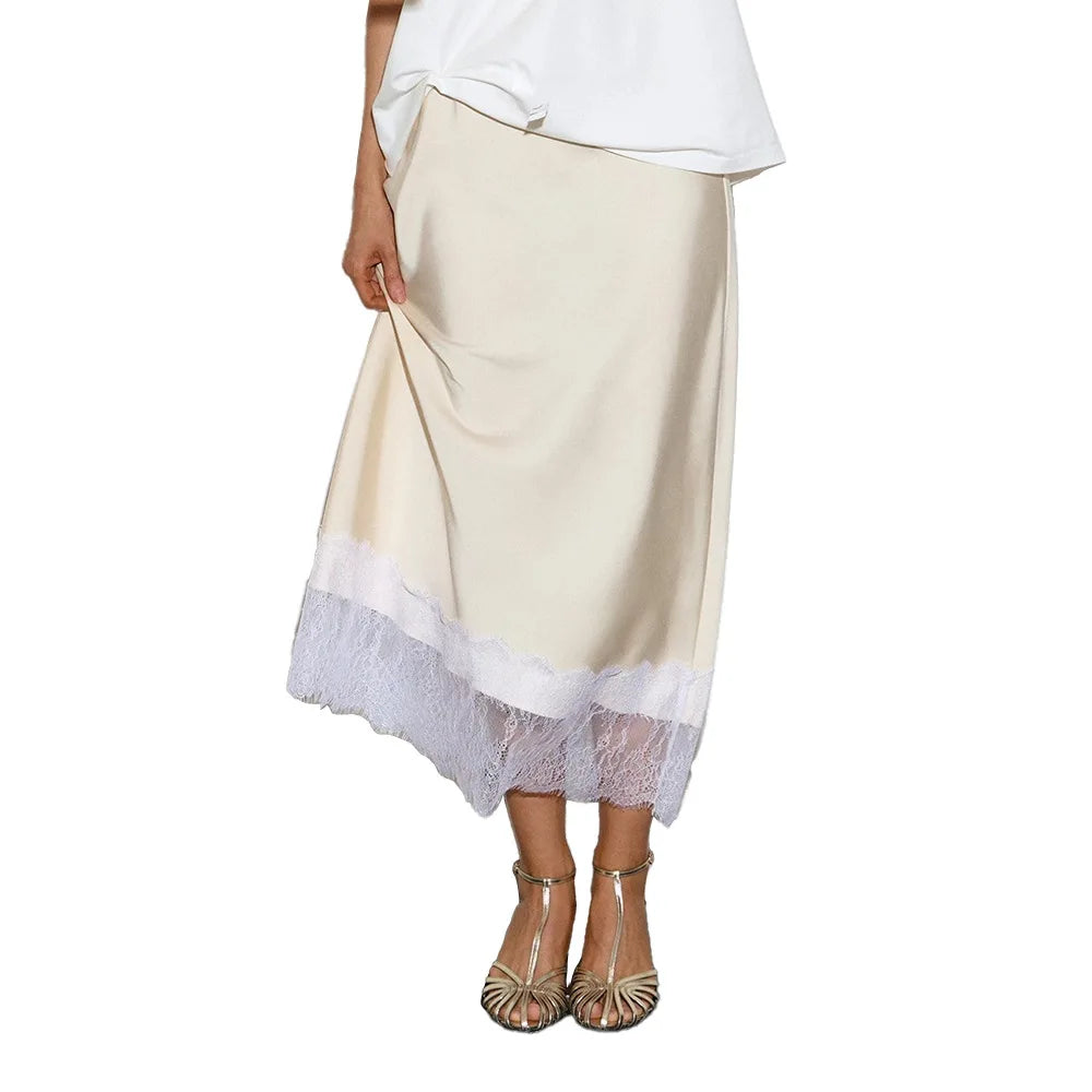 SOHO Summer Satin Skirt