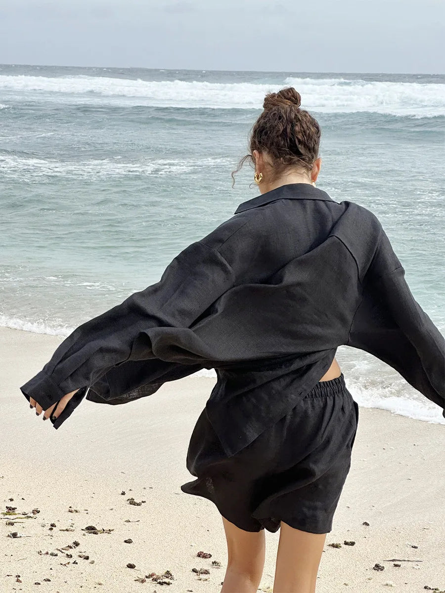 SOHO Summer Cotton Long Sleeve Set
