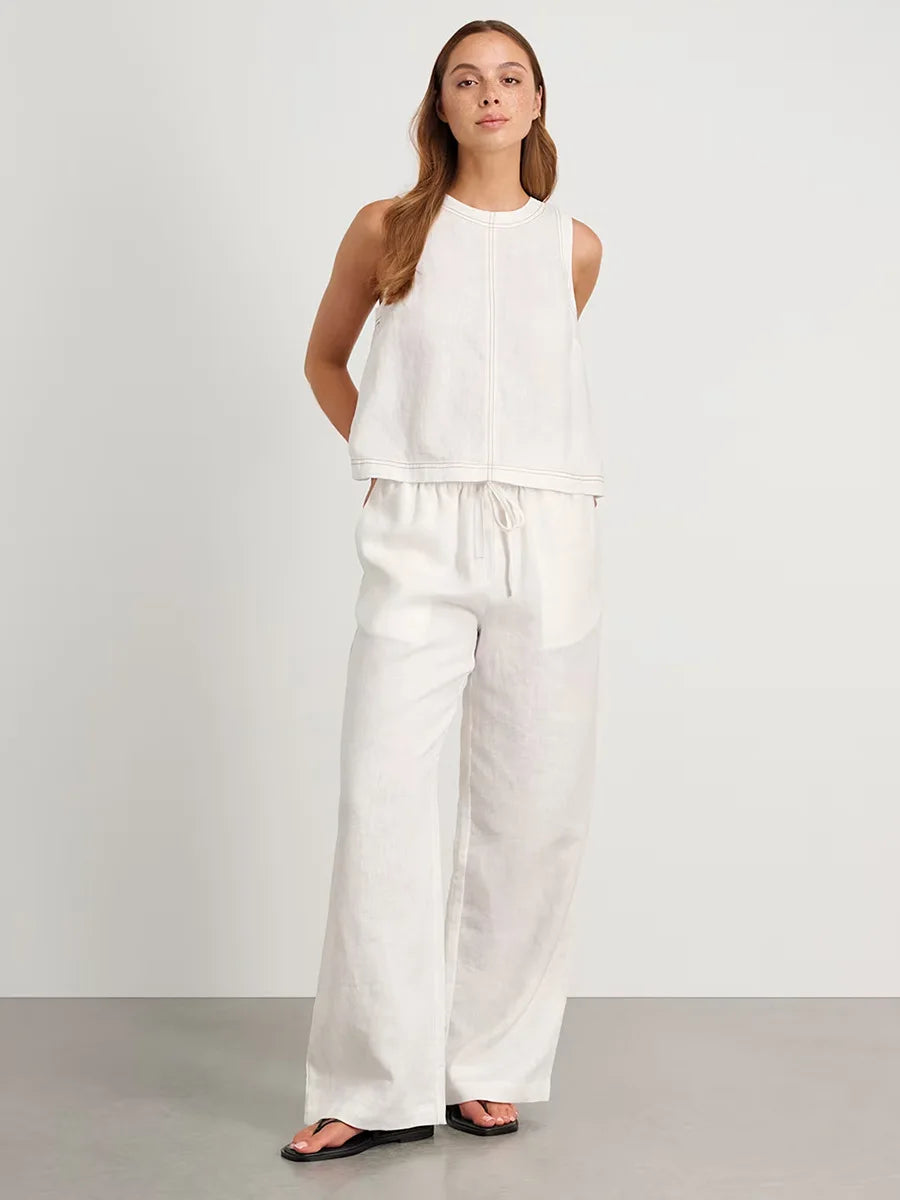 SOHO Spring Cotton Sleeveless Set