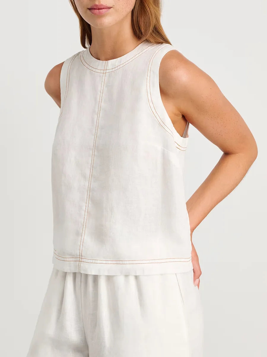 SOHO Spring Cotton Sleeveless Set