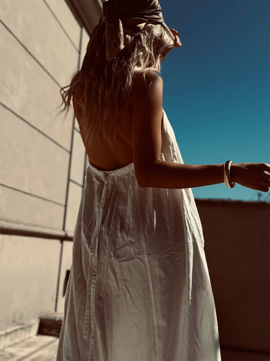 SOHO Spring Cotton Sleeveless Dress
