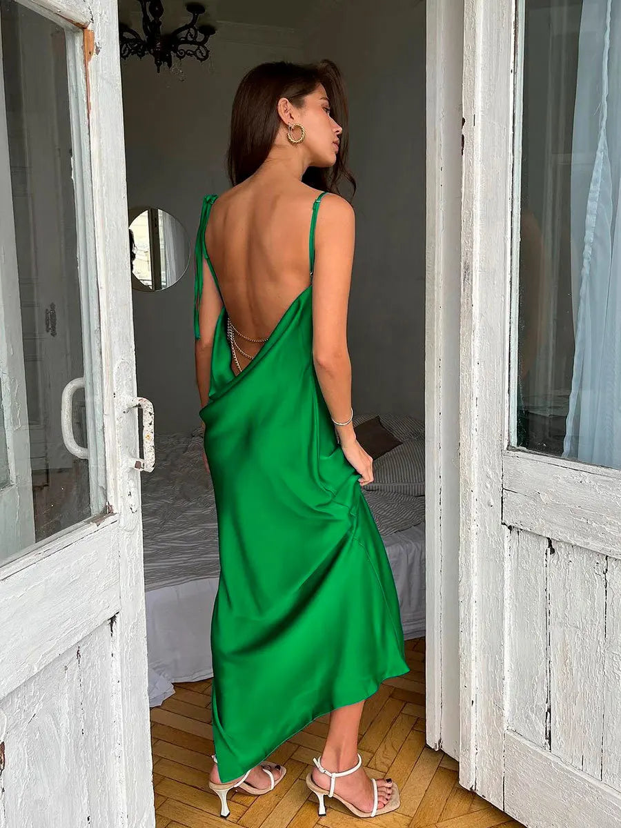 SOHO Spring Backless Dress