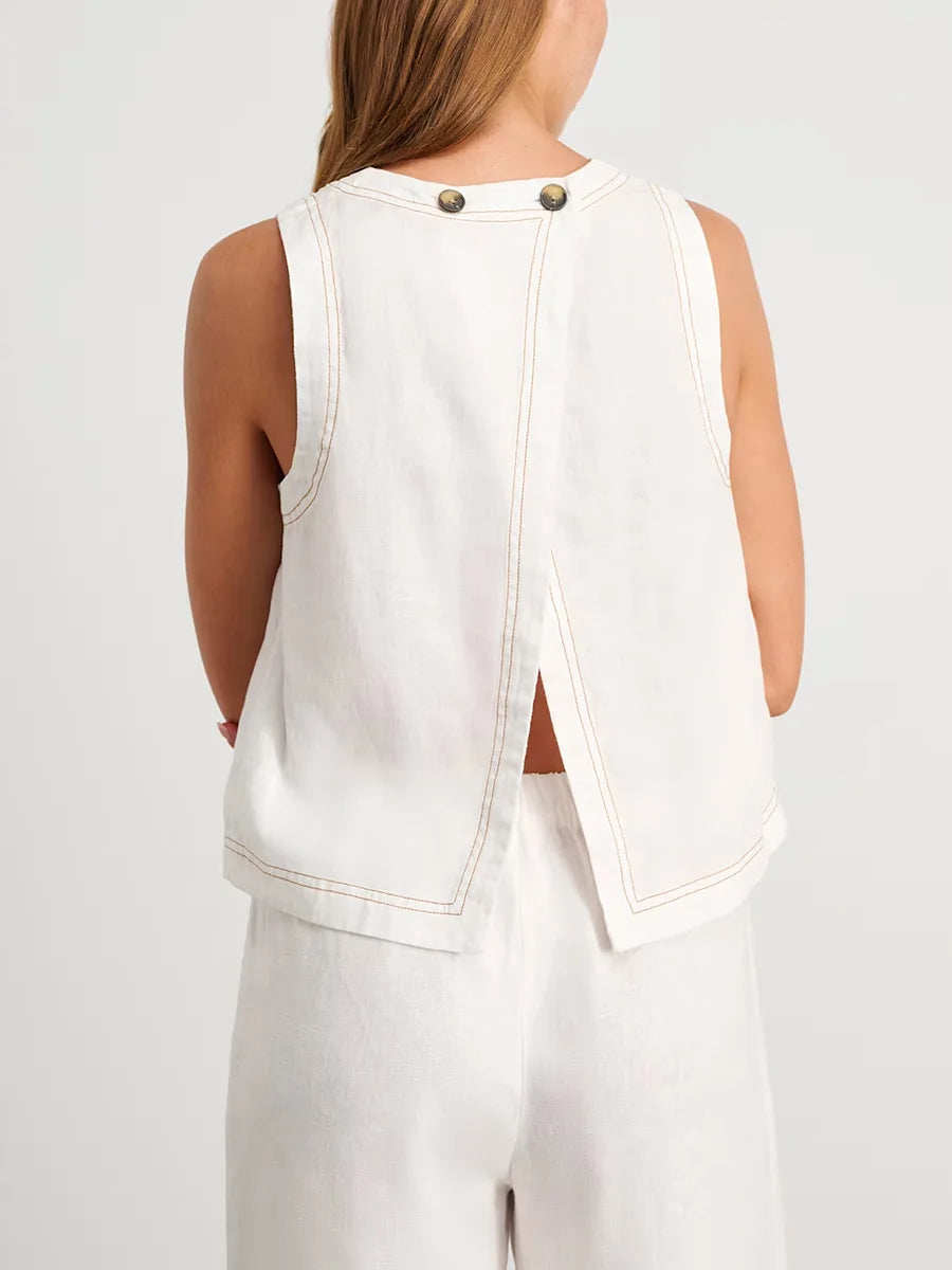 SOHO Spring Cotton Sleeveless Set