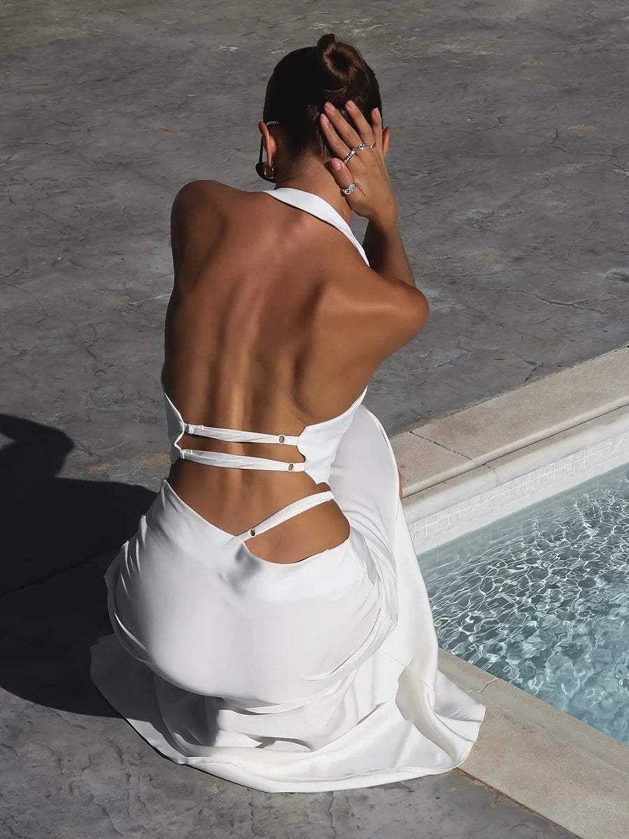SOHO Lace Backless Set