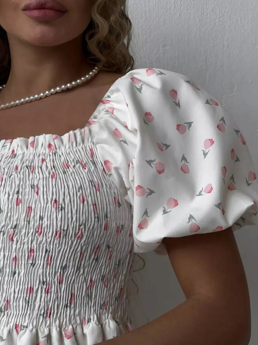 SOHO Summer Printed Mini Dress (4)