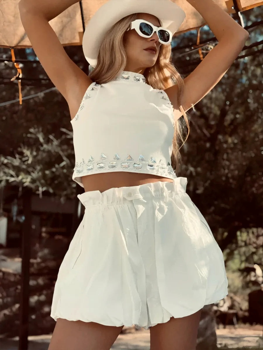 SOHO Summer Shorts in White