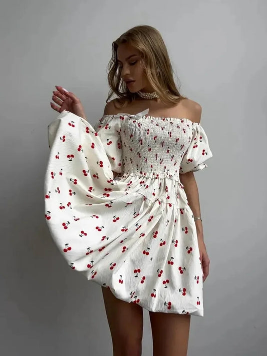 SOHO Summer Printed Mini Dress (4)