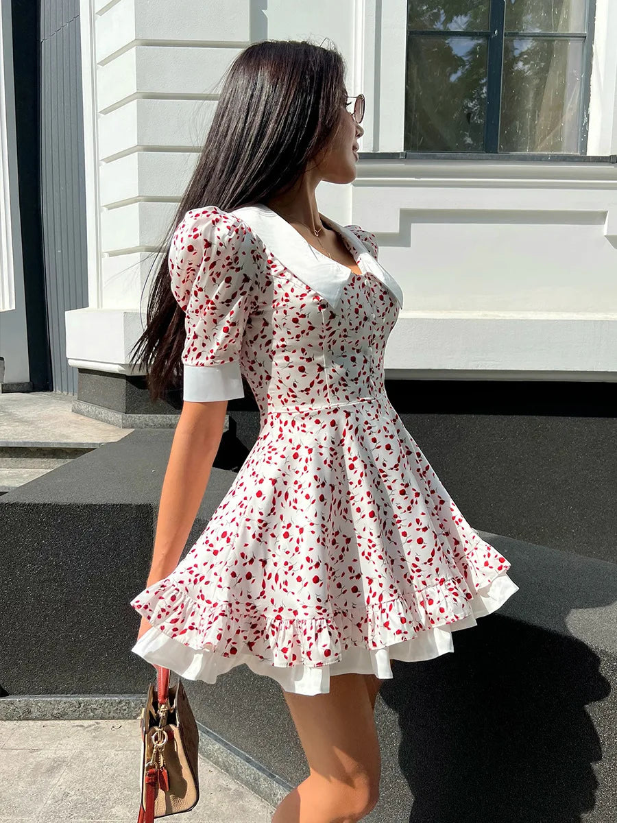SOHO Summer Printed Mini Dress (3)