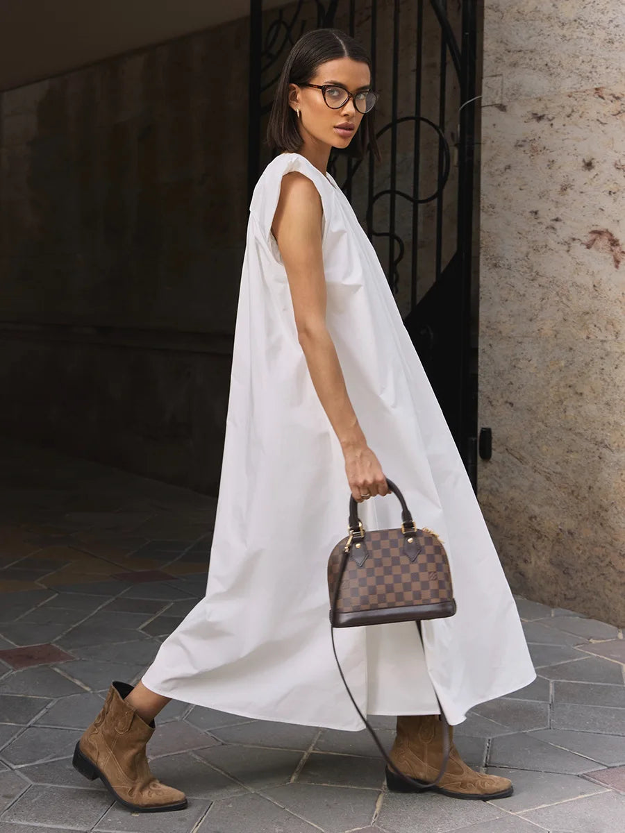 SOHO Summer Pleated Dress (2)