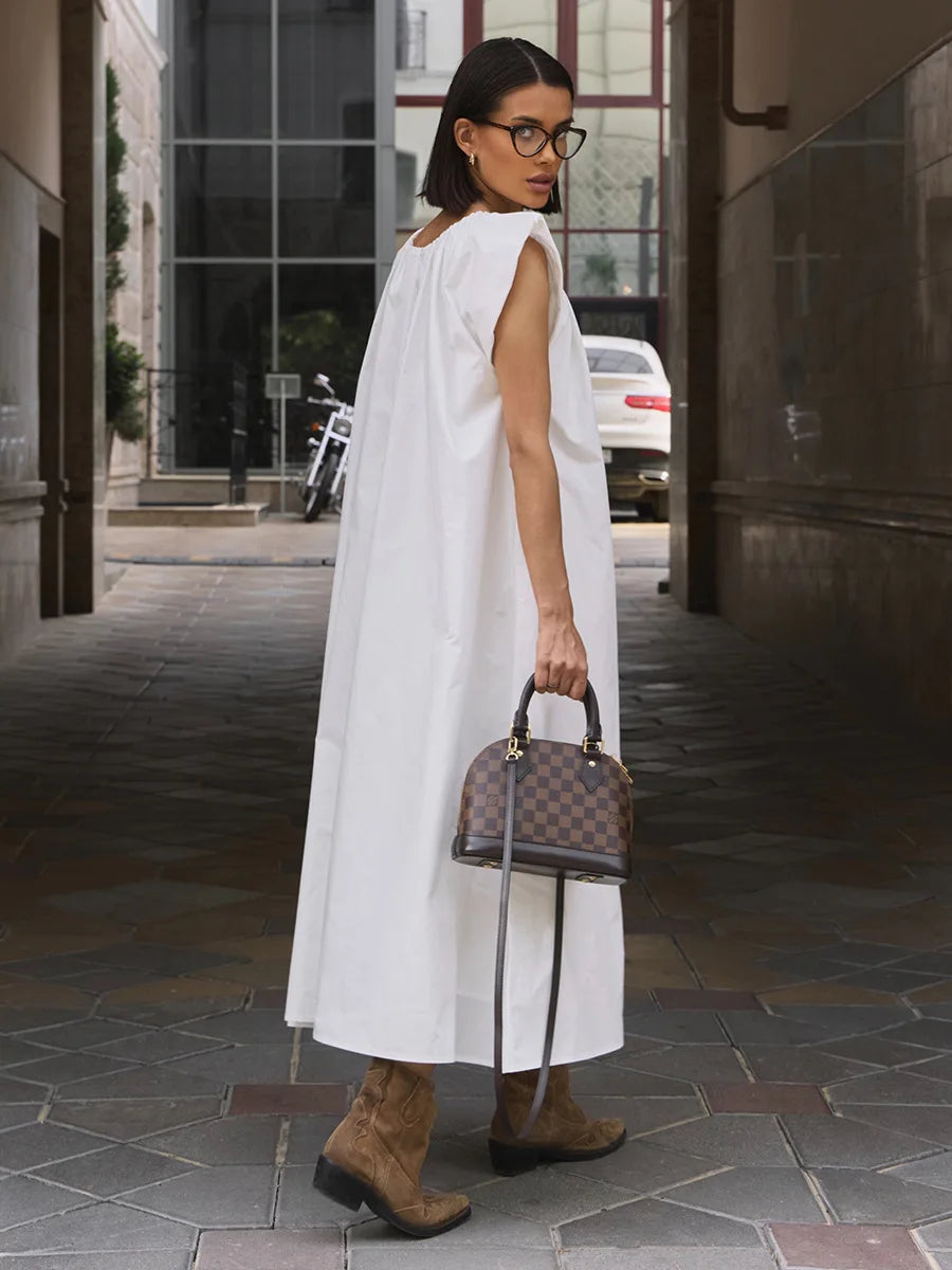 SOHO Summer Pleated Dress (2)