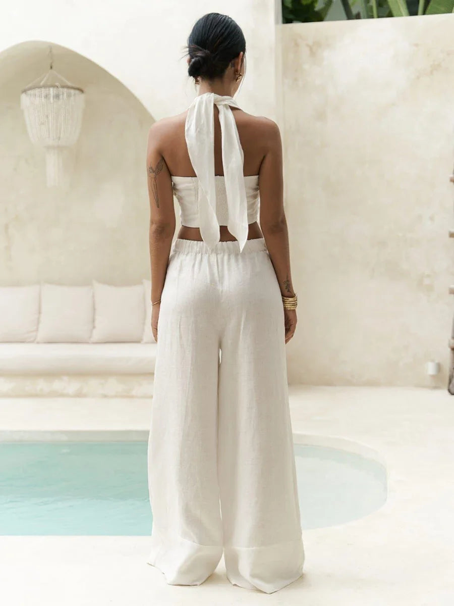 SOHO Summer Lace Halter Set