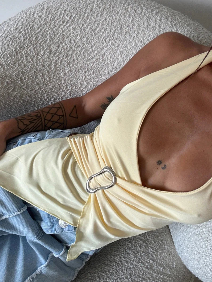 SOHO Summer Backless Top