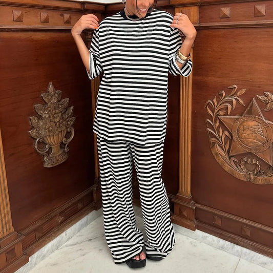 SOHO Spring Cotton Striped Set