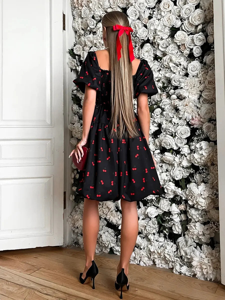 SOHO Summer Printed Mini Dress (4)
