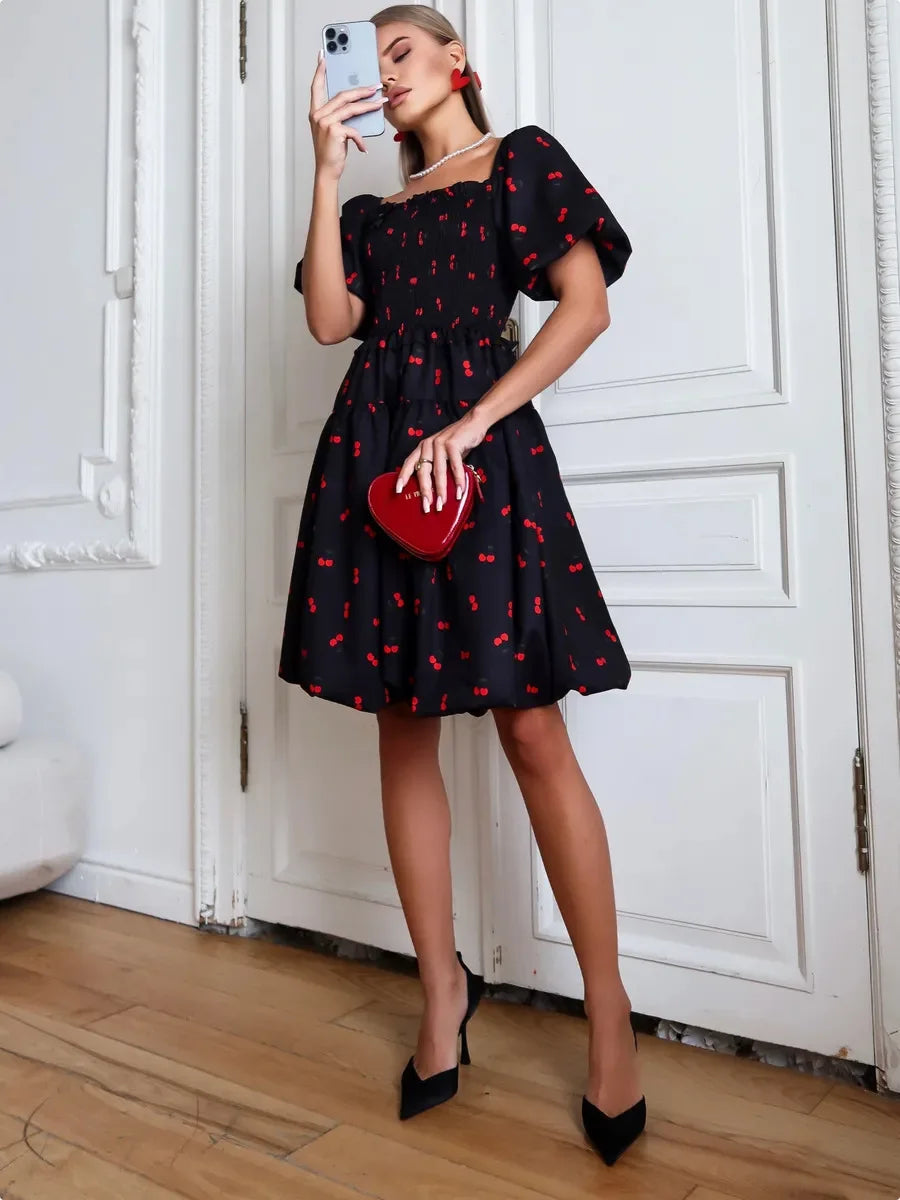 SOHO Summer Printed Mini Dress (4)