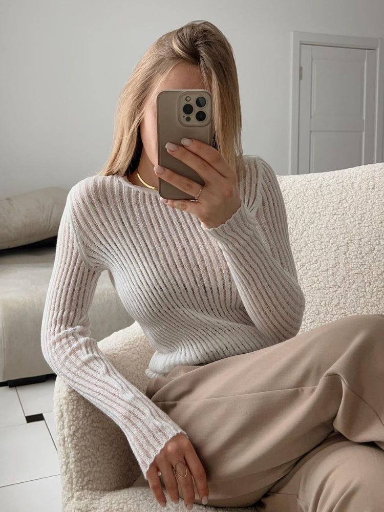 SOHO Striped Set in White