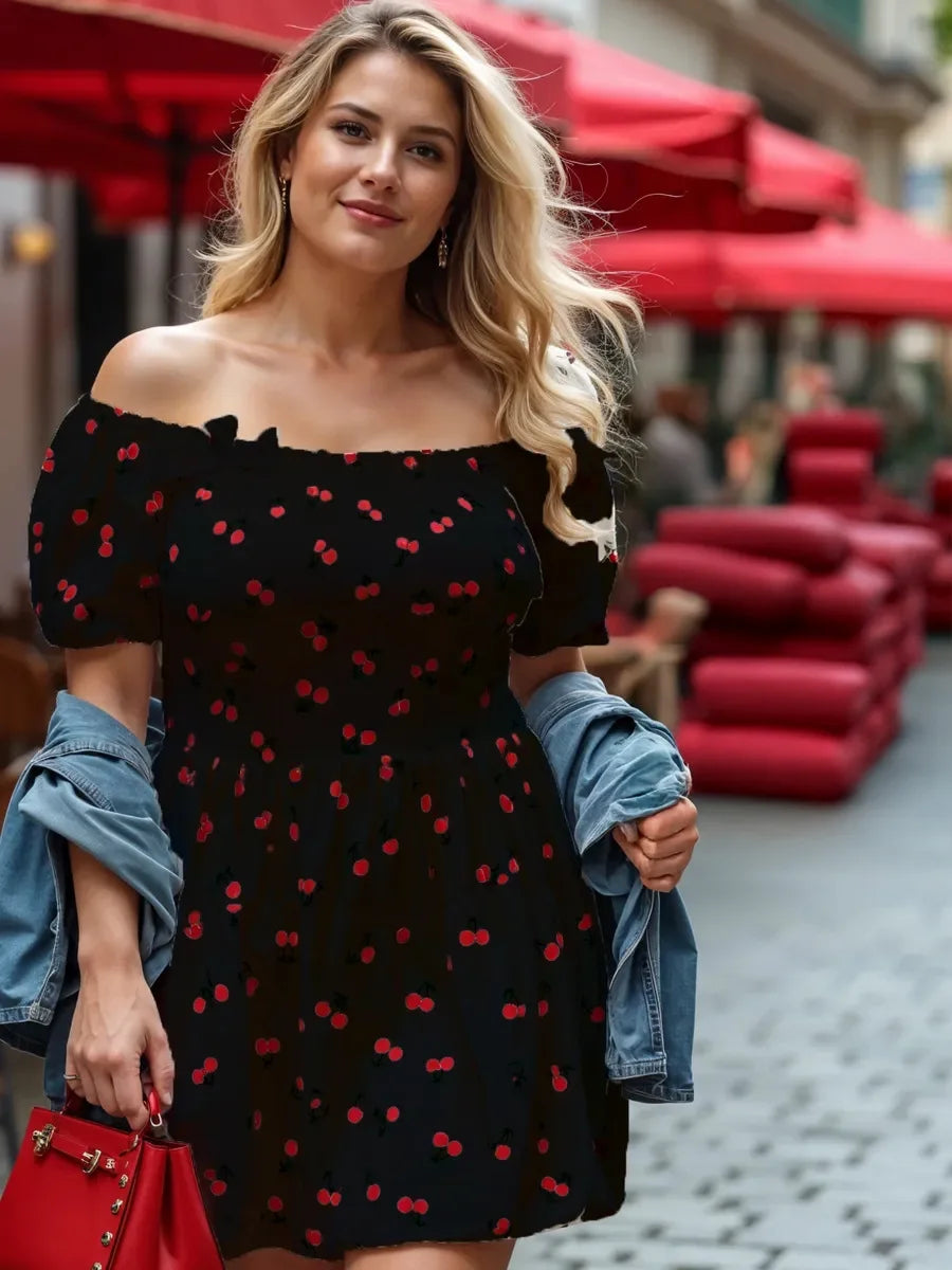 SOHO Summer Printed Mini Dress (4)