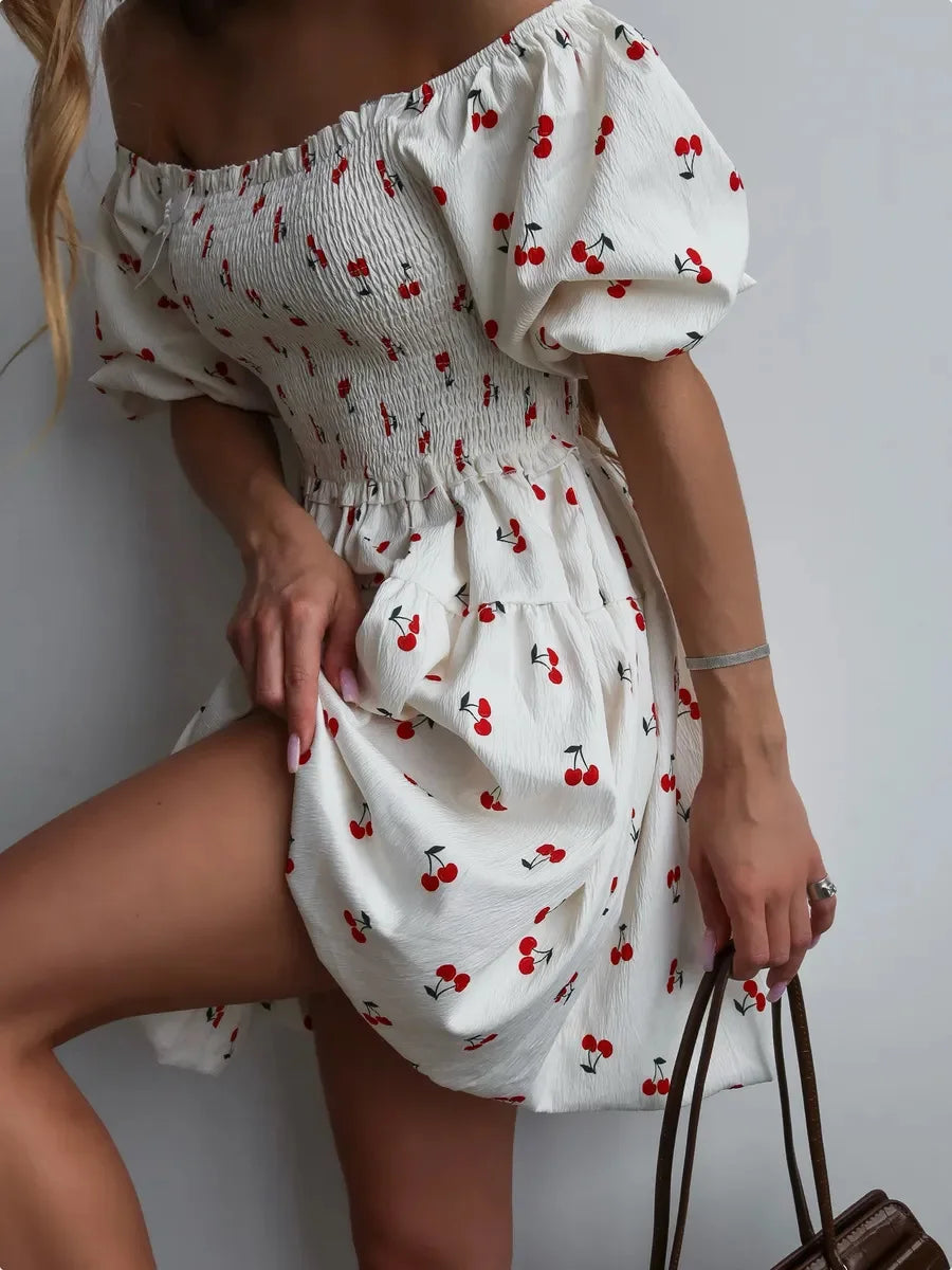 SOHO Summer Printed Mini Dress (4)