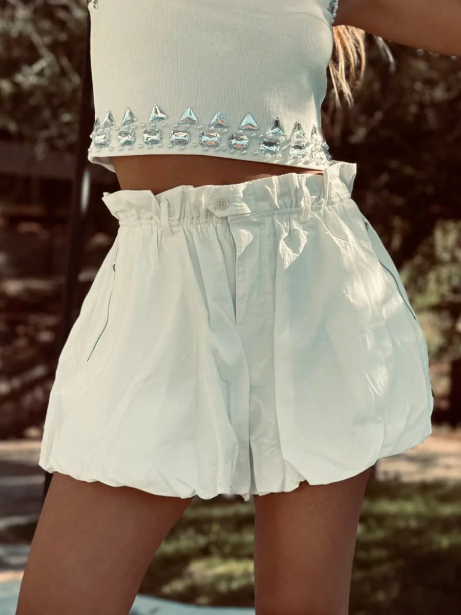 SOHO Summer Shorts in White