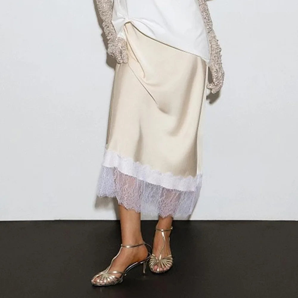 SOHO Summer Satin Skirt