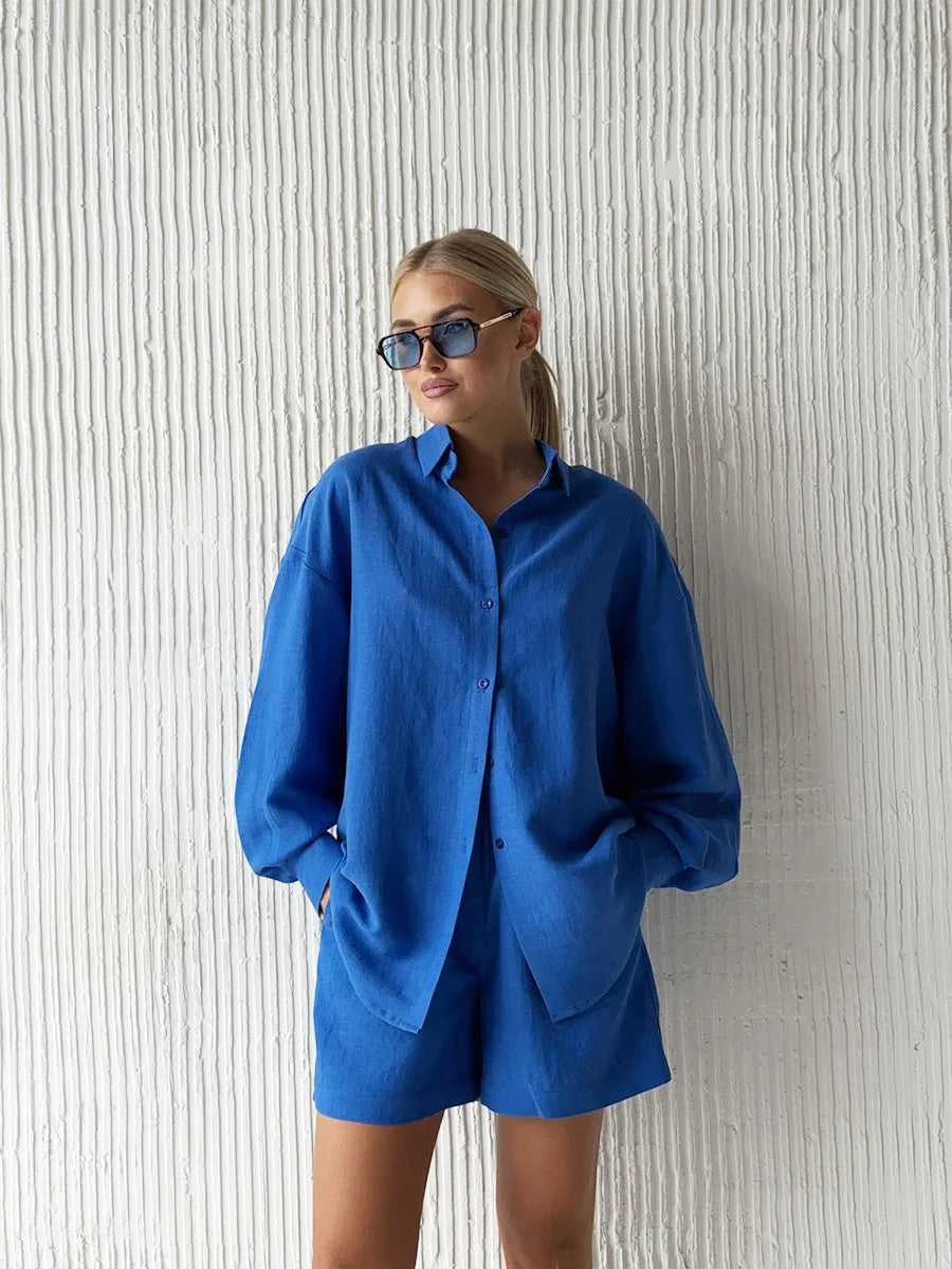 SOHO Summer Cotton Long Sleeve Set