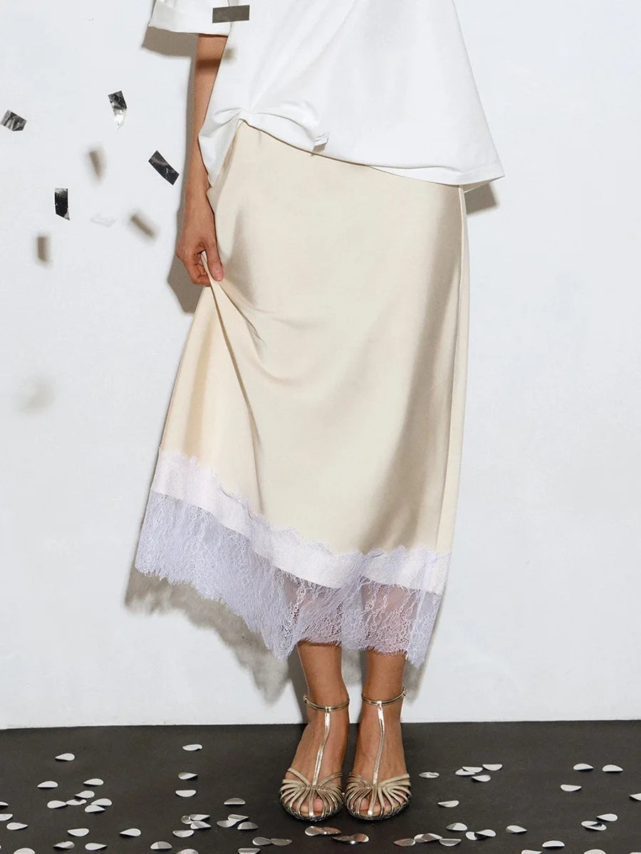 SOHO Summer Satin Skirt