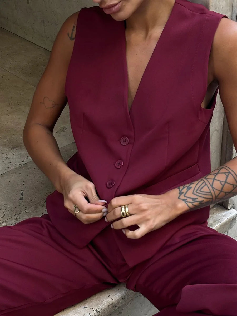 SOHO Summer Sleeveless Set (2)