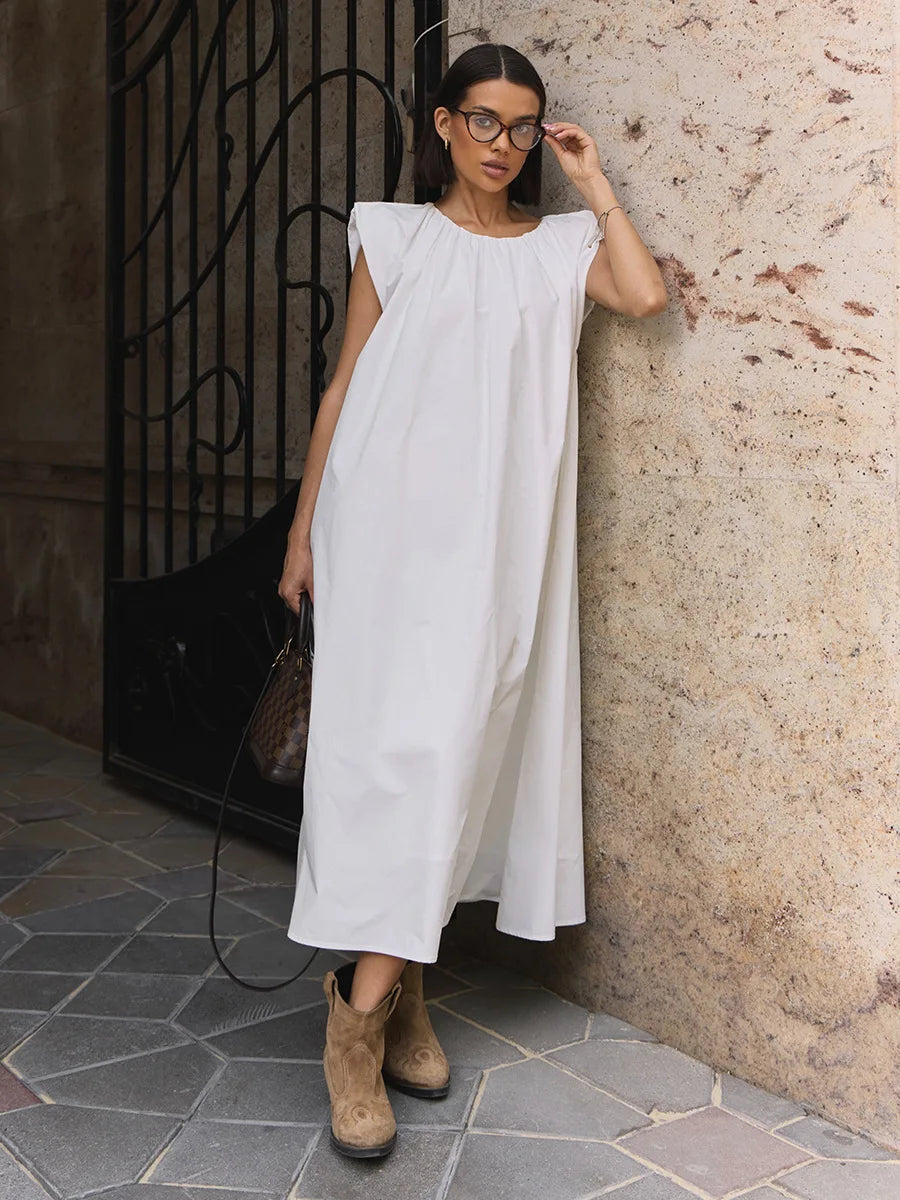 SOHO Summer Pleated Dress (2)