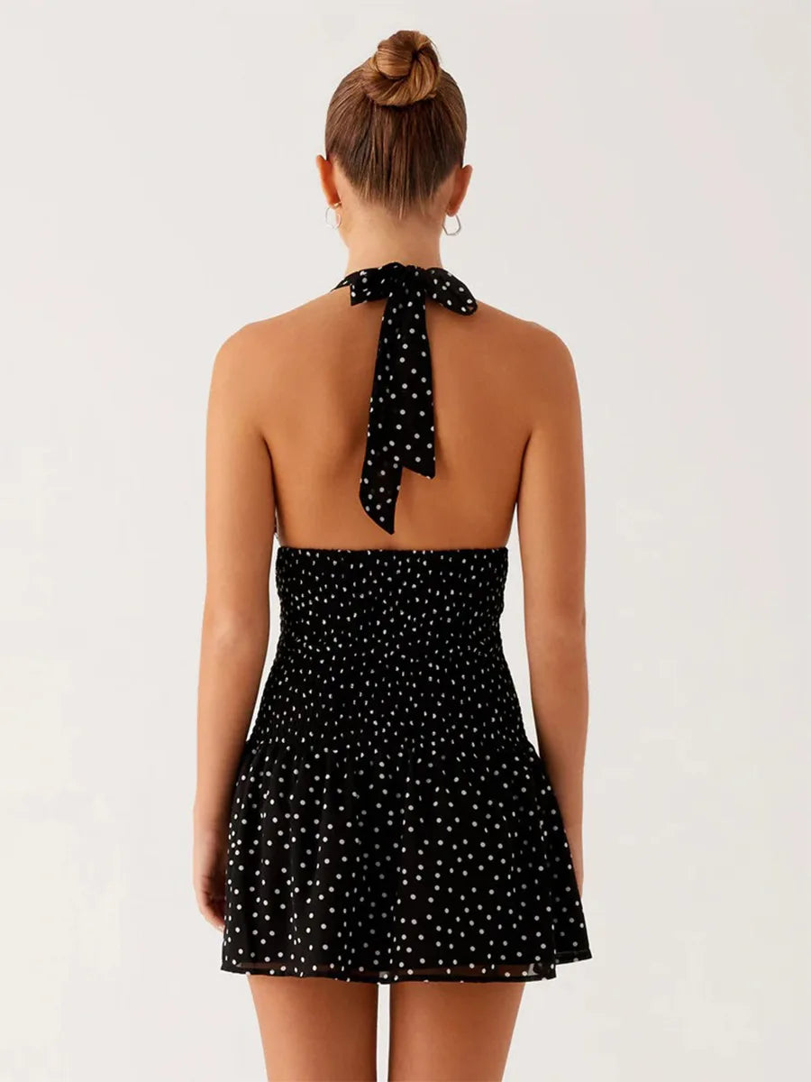 SOHO Summer Pleated Mini Dress