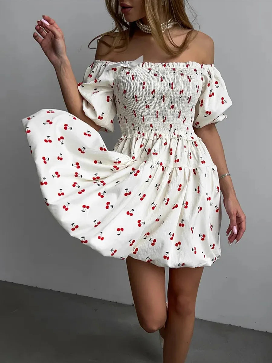 SOHO Summer Printed Mini Dress (4)