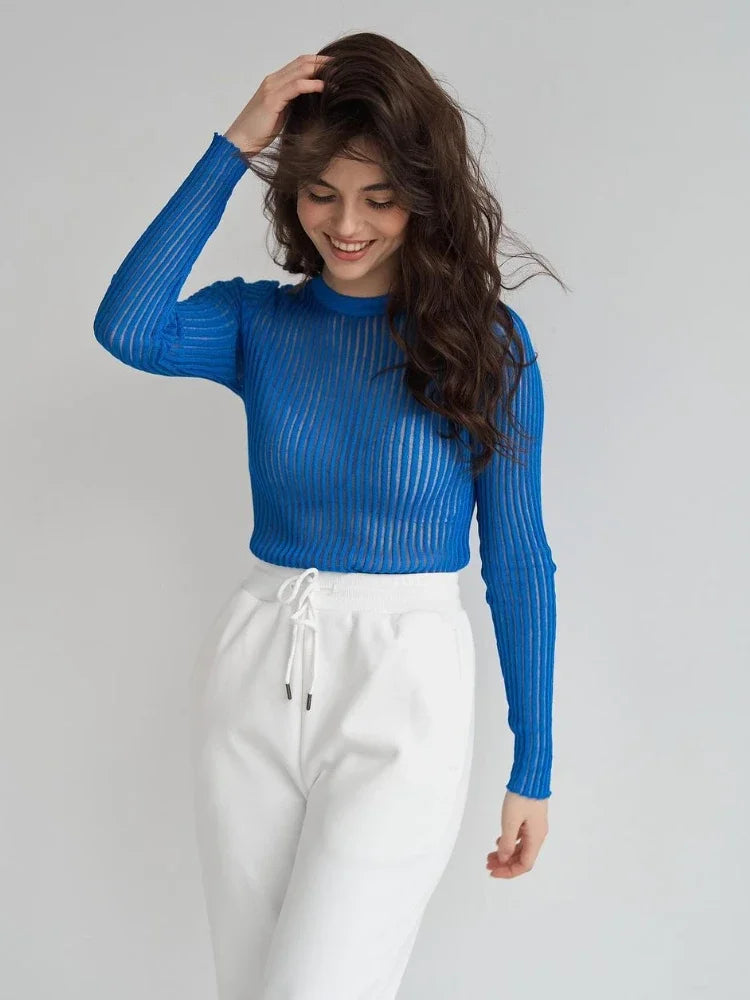SOHO Striped Set in White