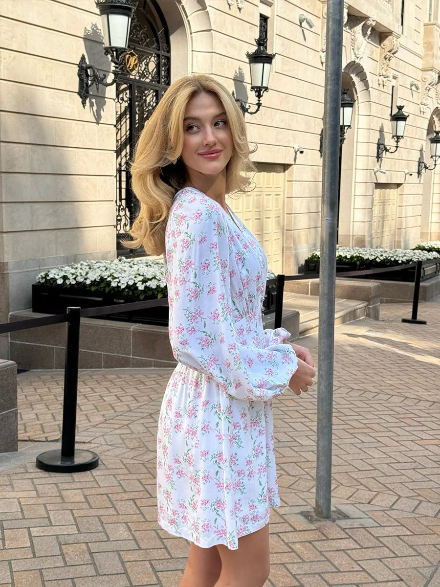 SOHO Summer Printed Mini Dress