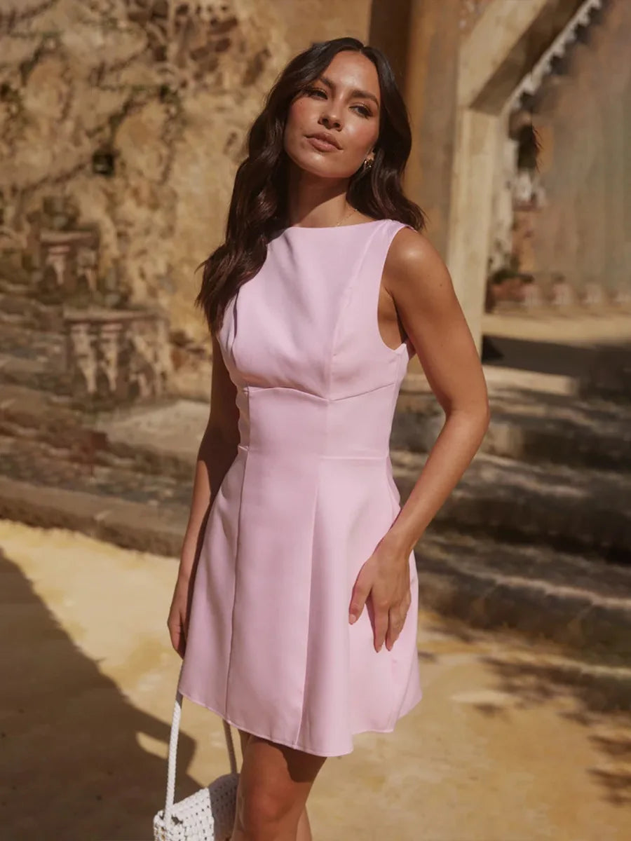 SOHO Summer Sleeveless Mini Dress