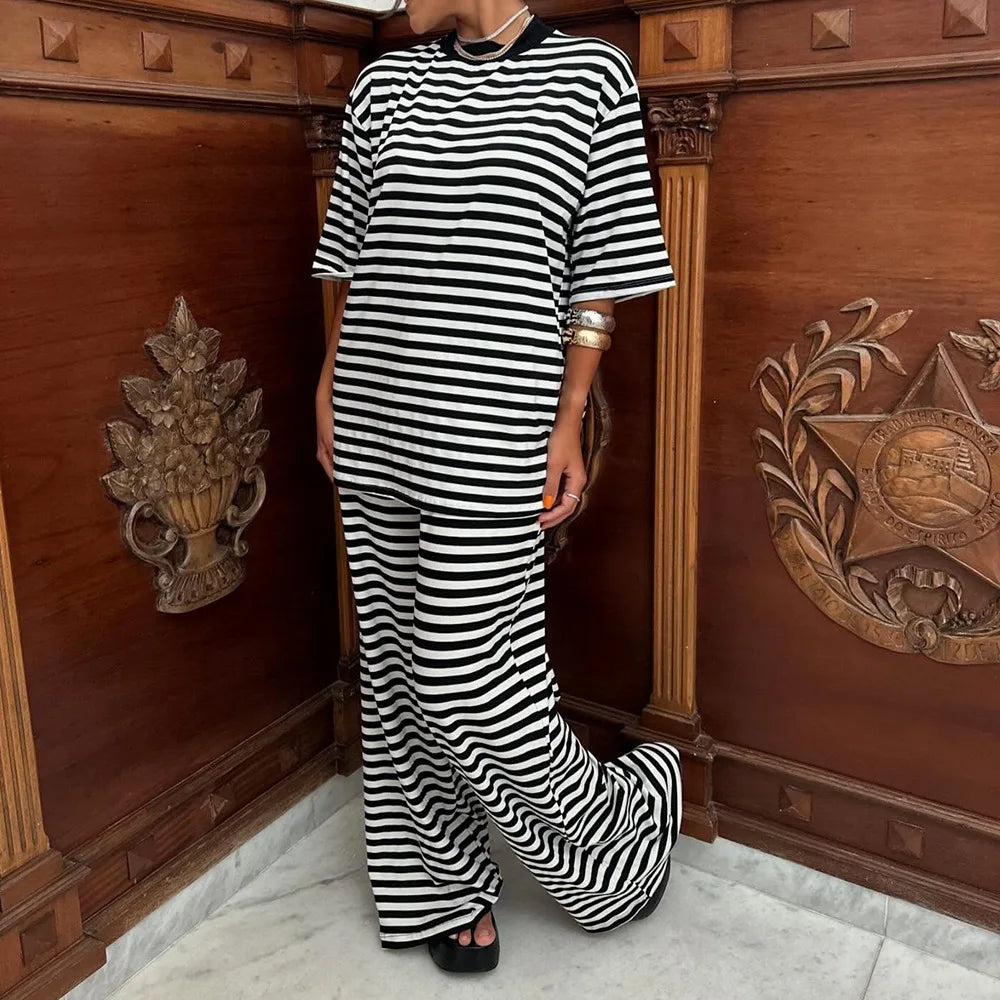 SOHO Spring Cotton Striped Set