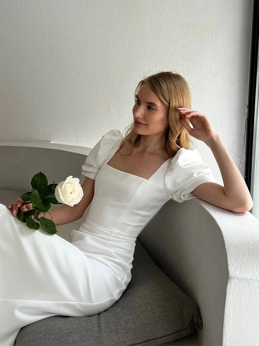 SOHO Summer Short Sleeve Midi Dress