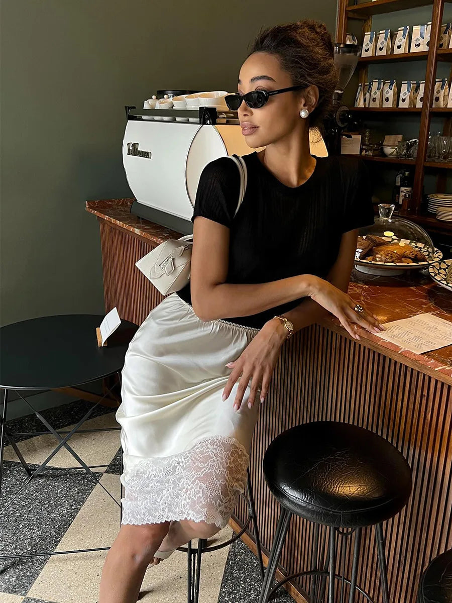 SOHO Summer Lace Elegant Skirt