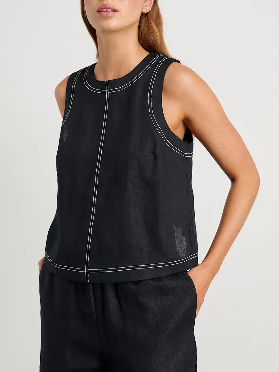 SOHO Spring Cotton Sleeveless Set