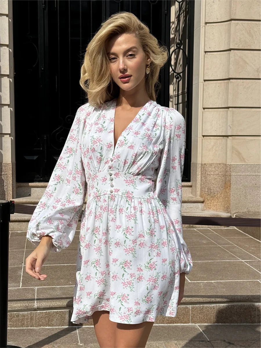 SOHO Summer Printed Mini Dress